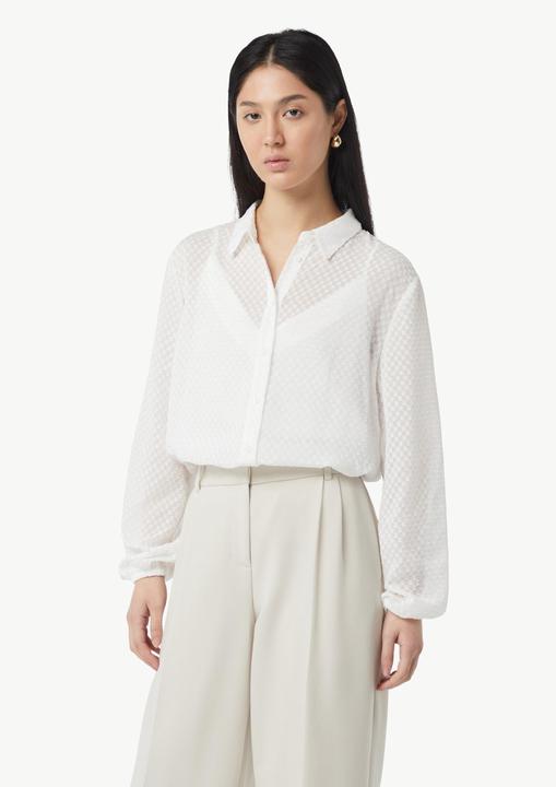 Immagine prodotto Comma Bluse Semitransparente Hemdbluse aus Jacquard (36)