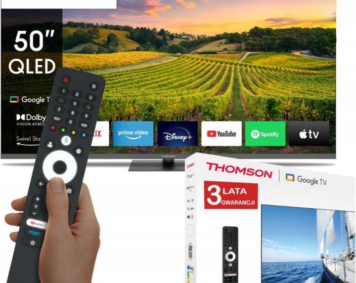 Actual product image Thomson 50QG5C14 QLed 50' Smart Google TV (50", QLED, UHD)