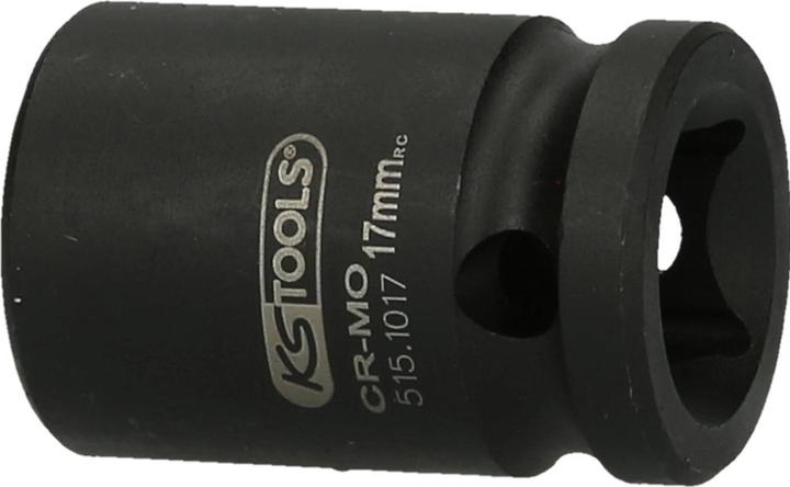 Actual product image KS Tools 1/2" power socket short (17 mm)