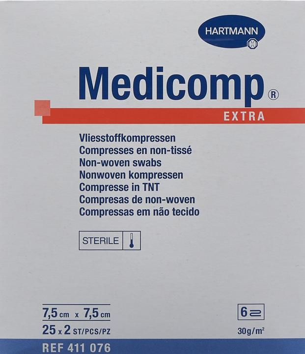 Actual product image Medicomp Extra 6 fach S30 7.5x7.5cm steril