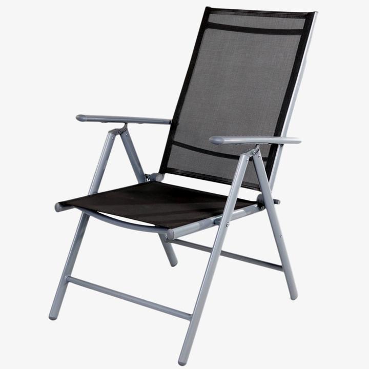 Produktbild Mojawo Bistro Sitzgarnitur Bistrogarnitur 4-teilig Silber/Anthrazit