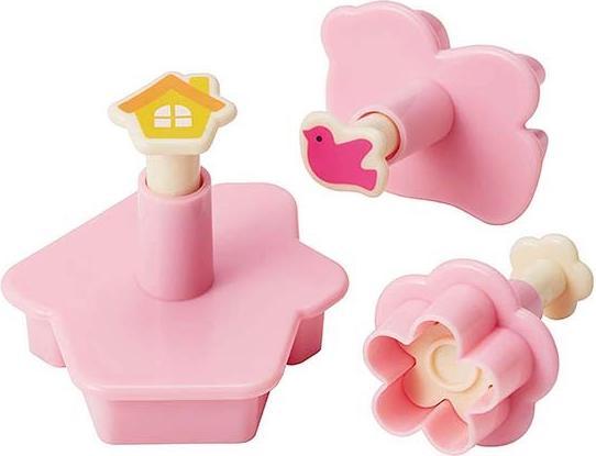 Actual product image Torune Cookie Cutter - Punch Set "Country Home" Bento Accessories
