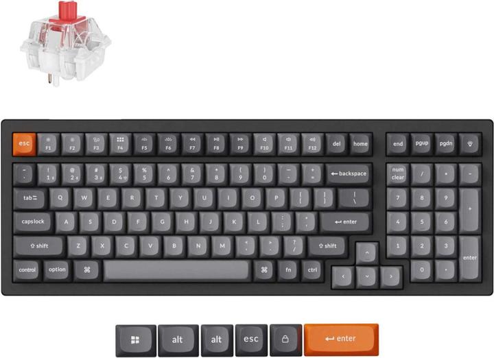 Image du produit Keychron K4 Max (US, Filaire, Sans fil)