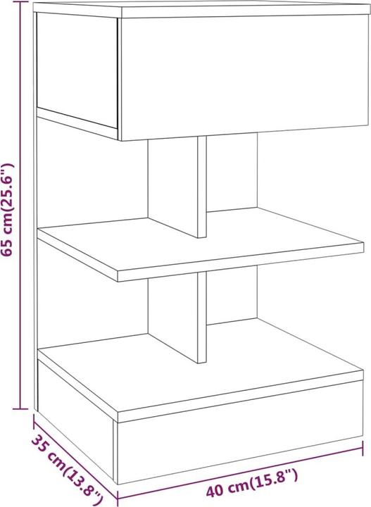 Actual product image vidaXL Jardena (40 x 35 x 65 cm)