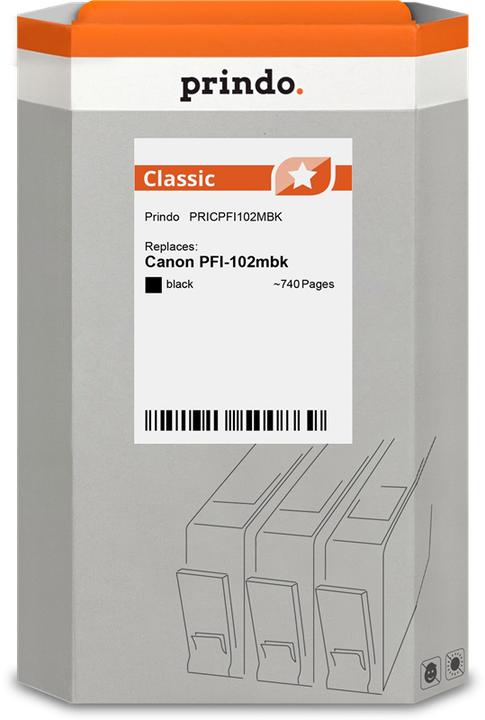 Prindo kompatibel mit Canon PFI-102mbk (BK)