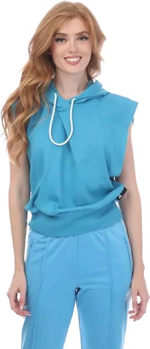 Actual product image adidas Womens/Ladies Studio Lounge Sleeveless Hoodie