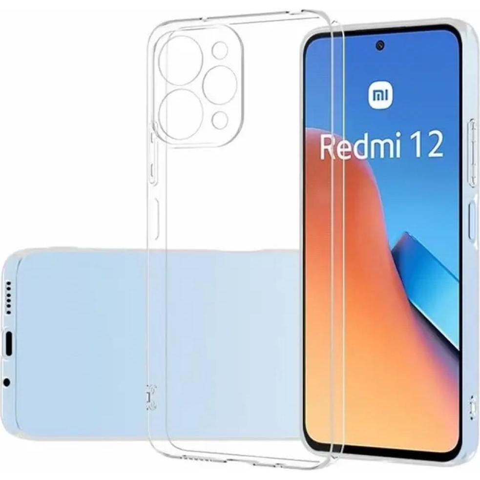 Screenguard Xiaomi Redmi 12 Flexible TPU Clear Case (Xiaomi Redmi 12), Smartphone Hülle, Transparent