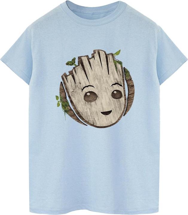 Produktbild I Am Groot Wooden Head TShirt (M)