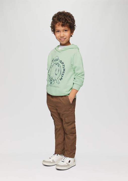 Actual product image s.Oliver Sweatshirt Oversized Hoodie mit Frontprint (140)