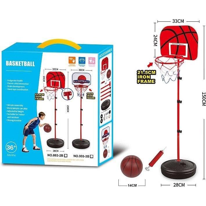 Adar Basketball-Set mit Ball 14cm (6/559332)