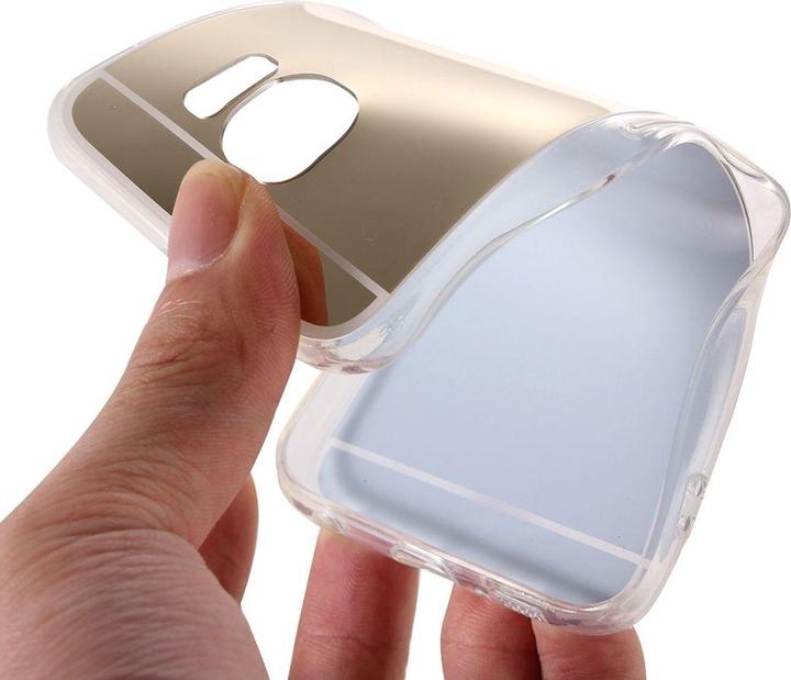 Produktbild König Design Handyhülle für Samsung Galaxy S7 Edge Schutzcase Backcover Bumper Etuis Gold (Samsung Galaxy S7 Edge)