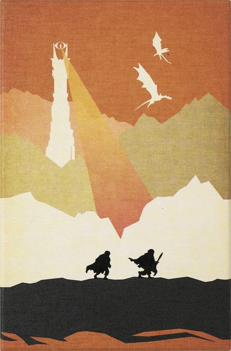 Produktbild Moleskine Der Herr der Ringe Notizbuch Frodo Sam limitierte Ausgabe, L/A5, liniert, fester Einband (A5, Liniert, Harter Einband)
