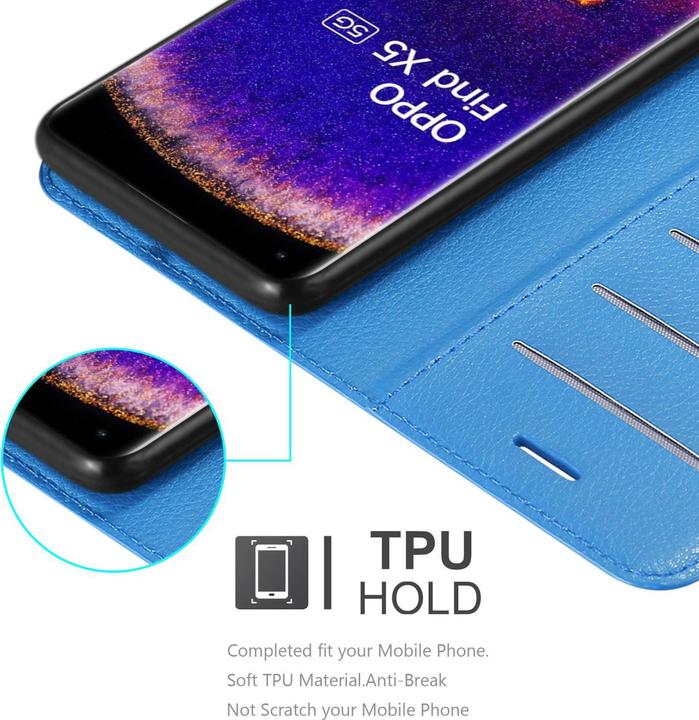 Immagine prodotto Cadorabo Custodia con supporto a libro per Oppo FIND X5 (Oppo trova X5)