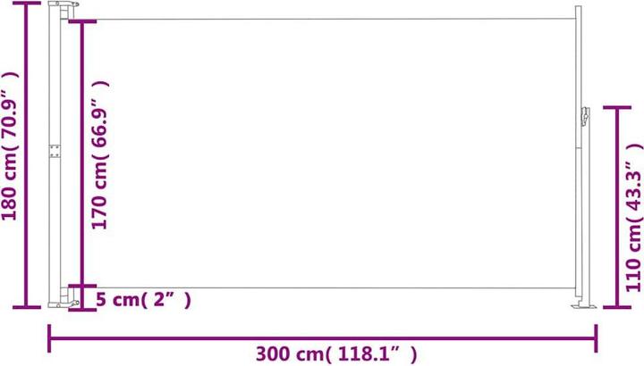 Image du produit vidaXL Sashana (3 m)