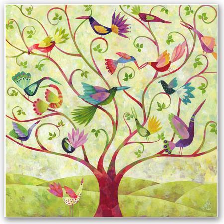 Immagine prodotto Trenddeko Blanz - Uccelli esotici (70 x 70 cm)