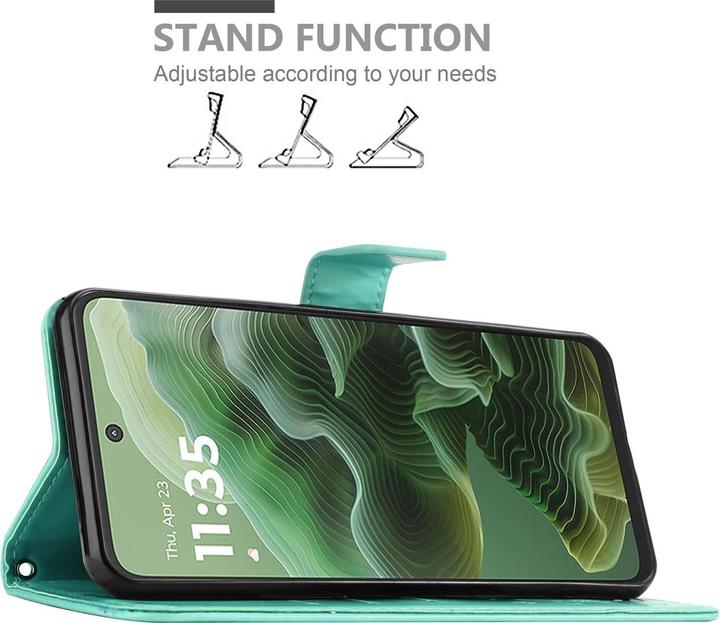 Immagine prodotto Cadorabo Custodia per Motorola Moto G35 Flower Book (Motorola Moto G35)