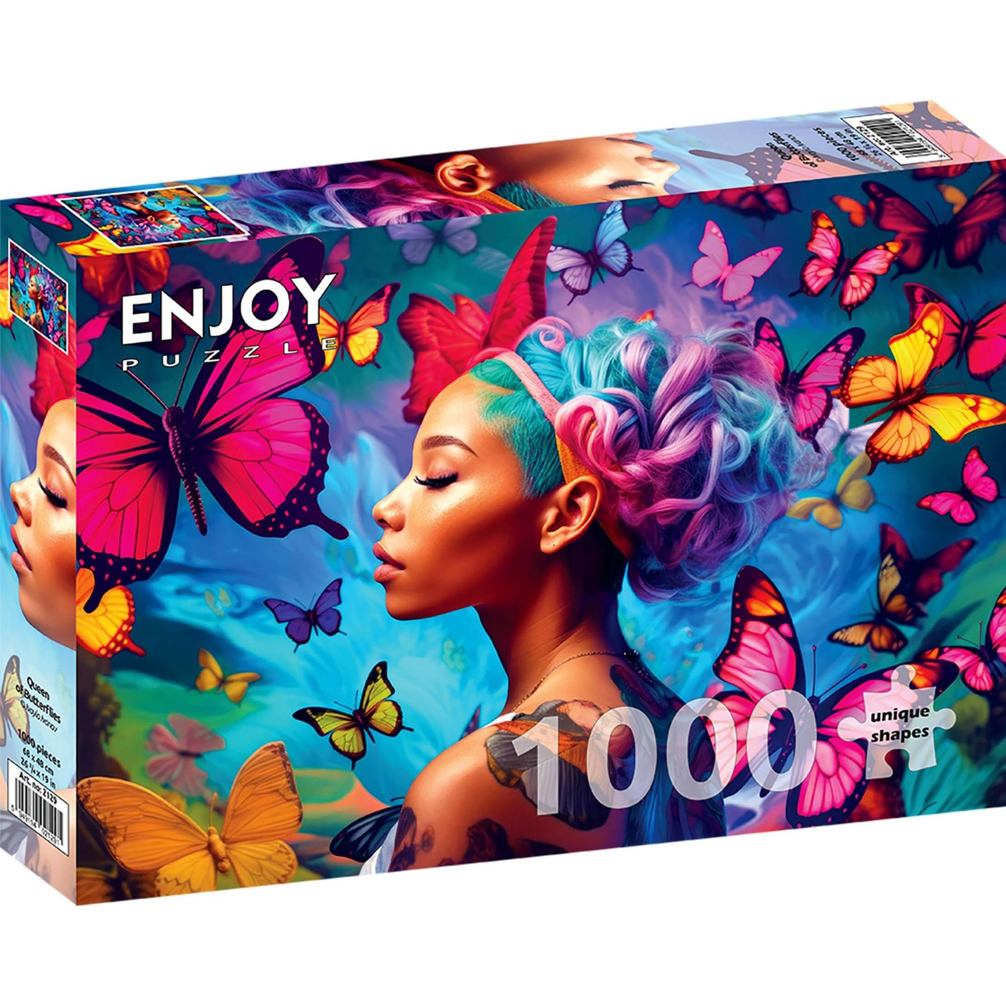 Enjoy Puzzle Puzzle 1000 Teile - Königin der Schmetterlinge (1000 Teile)