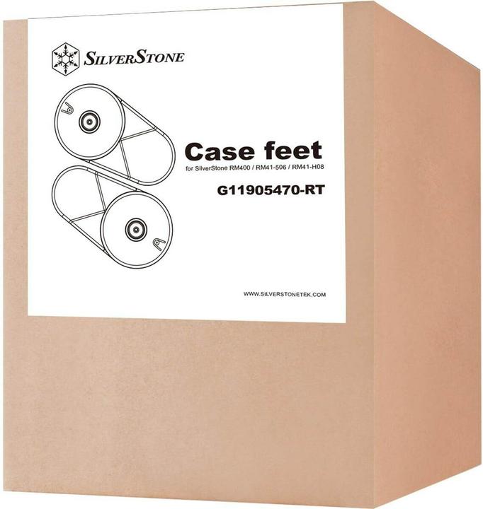 Image du produit Silverstone SST-G11905470-RT - Pieds de boîtier pour boîtier rackable RM400 / RM41-506 / RM