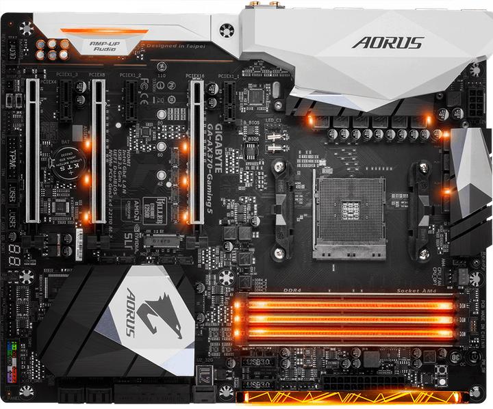 Produktbild Gigabyte AORUS GA-AX370-Gaming 5 (AM4, AMD X370, ATX)