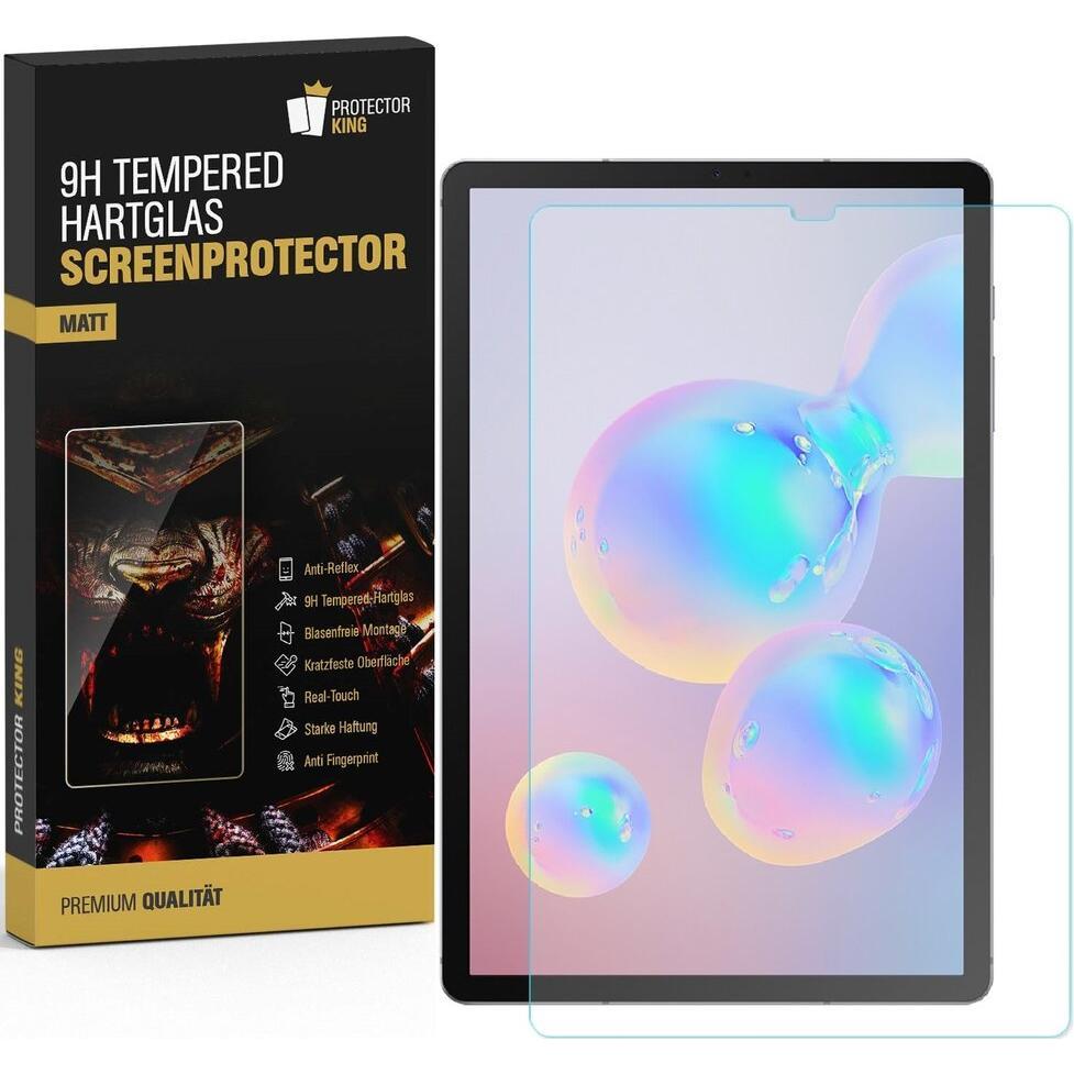 Protectorking 1x Echtes Tempered 9H Panzerhartglas Matt Entspiegelt (1 Stück, Galaxy Tab S6), Tablet Schutzfolie