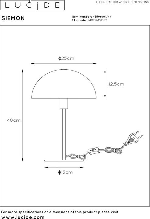 Produktbild Lucide Siemon (E14)