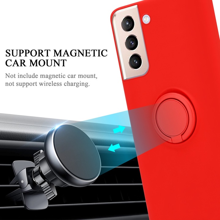 Immagine prodotto Cadorabo Custodia in silicone TPU Liquid Ring Cover (Samsung Galaxy S22+)