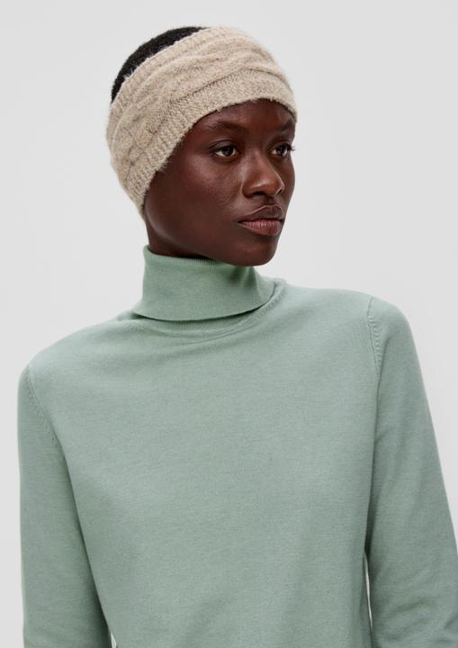 Image du produit S.Oliver Strickpullover Feinstrickpullover mit Rollkragen (46)