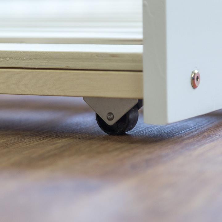 Image du produit Floki24 Lit d'enfant Lit fonctionnel Lit d'adolescent Lit gigogne Lit d'invité - blanc, 90 x 200 cm (90 x 200 cm)