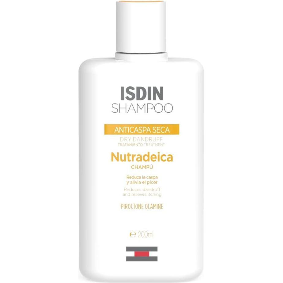Isdin, Shampoo, Nutradeica Anti Schuppen Dermatologisches Shampoo für milde Seborrhoe 200ml (200 ml, Flüssiges Shampoo)