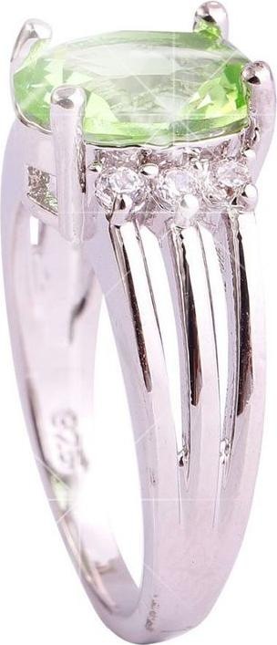 Produktbild Hermex versilberter Ring mit Amethyst / Zirkonia - Gr. 52 / Size 6 (52)