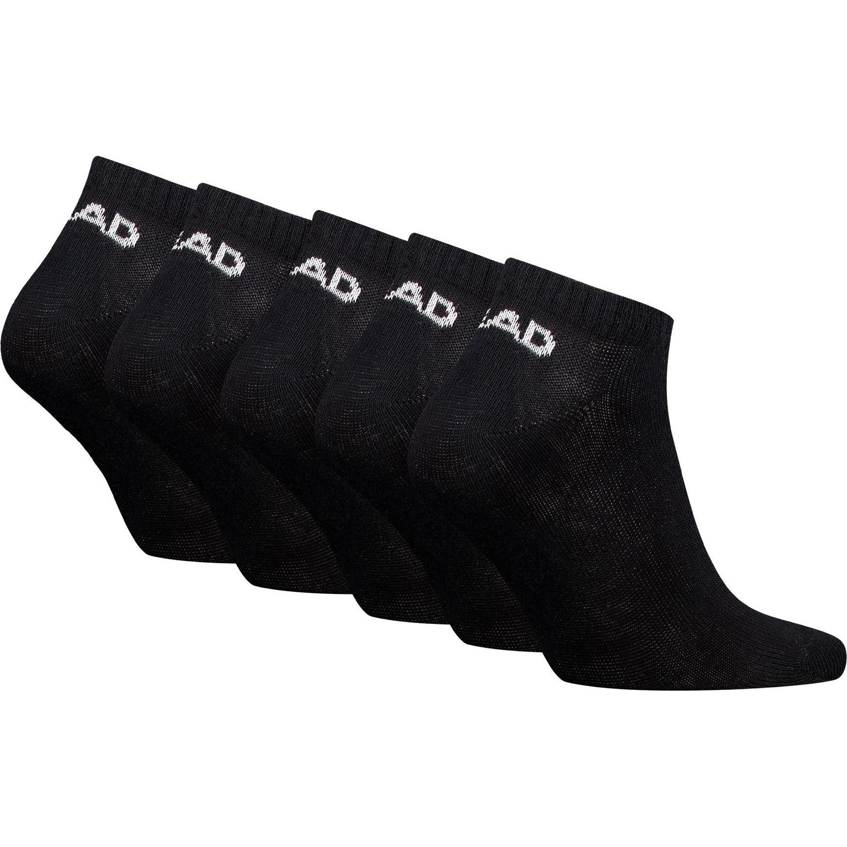Thumbnail - Head, Herren, Socken, Socken Casual ELEMENTS ALL SPORTS SNEAKER 5P ECOM 001, Schwarz, (5er Pack, 39 - 42)
