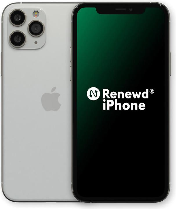 Actual product image Renewd iPhone 11 Pro (64 GB, Silver, 5.80", 12 Mpx, Dual SIM, A / Like new)