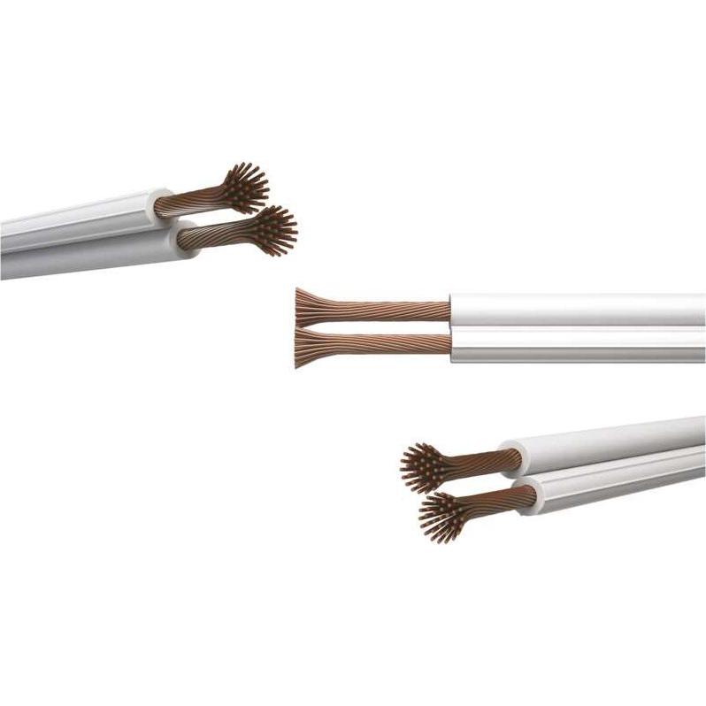 Emos, Kabelleitung, UTP-Kabel 2x0,50mm weiss, 100m (100 m)