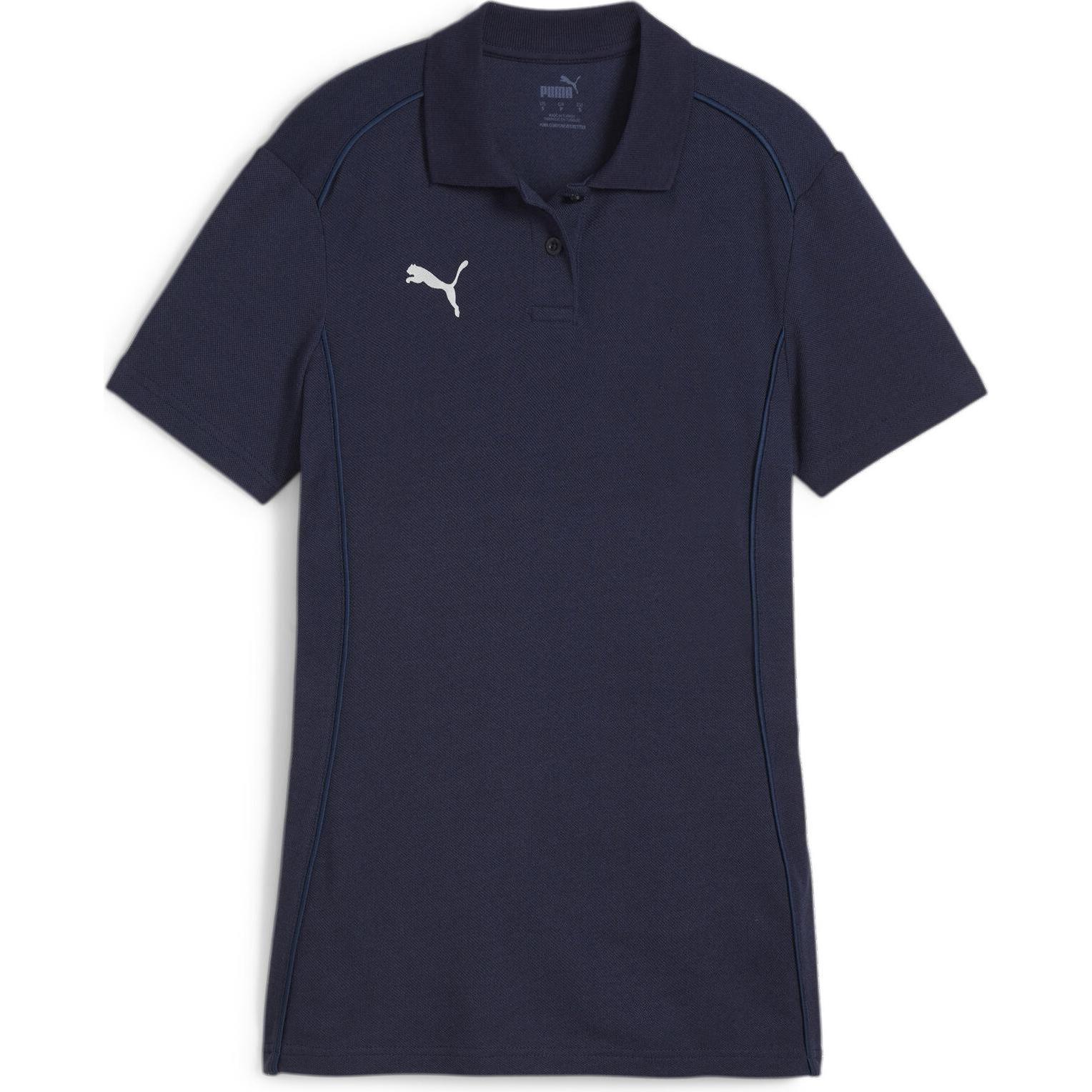Puma, Damen, Sportshirt, teamFINAL Casuals Polo Wmn (S), Blau, S