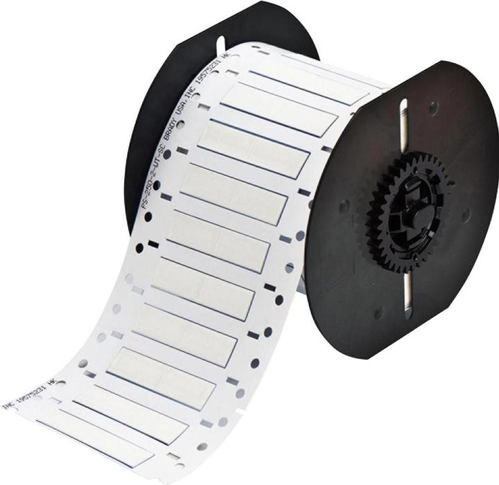 Produktbild Brady B33-250-2-342-2, Permasleeve, Polyolefin, Weiss, 25.40 x 11.15 mm, für Durchmesser v. 2.39 -