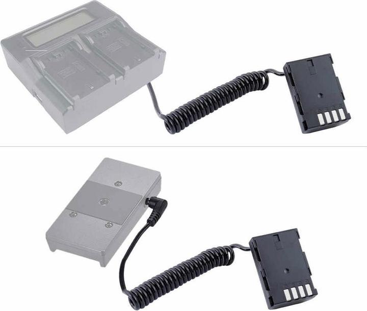 Feelworld BLE 19E batterie factice GH5 vers DC (Coupleur DC)