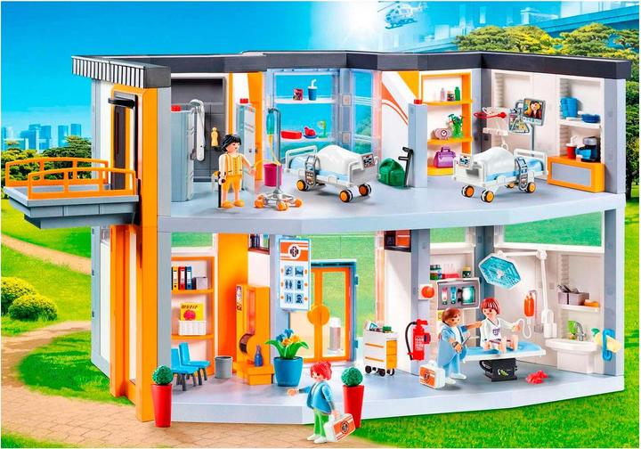 Produktbild Playmobil Grosses Krankenhaus mit Einrichtung (70190, Playmobil City Life)