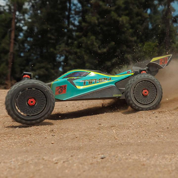 Immagine prodotto Arrma Buggy TYPHON BLX 223S Gelb ARTR, 1:8 (RTR pronto all'uso)