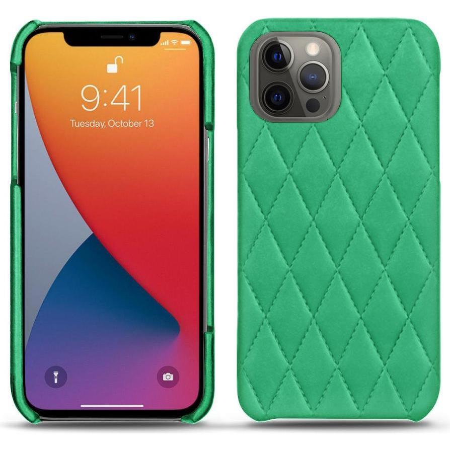 Thumbnail - Noreve Lederschutzhülle (Apple iPhone 13 Pro Max), Smartphone Hülle, Grün