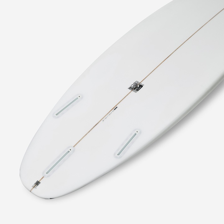 Produktbild Olaian Shortboard Performance mit Futures Box ohne Finnen weiss (6'2")