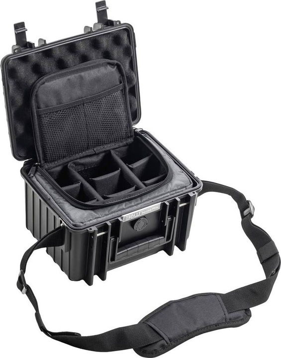 Produktbild B&W International B&W Outdoor Case Type 2000 schwarz mit Fototasche (Fotokoffer, 6.60 l)