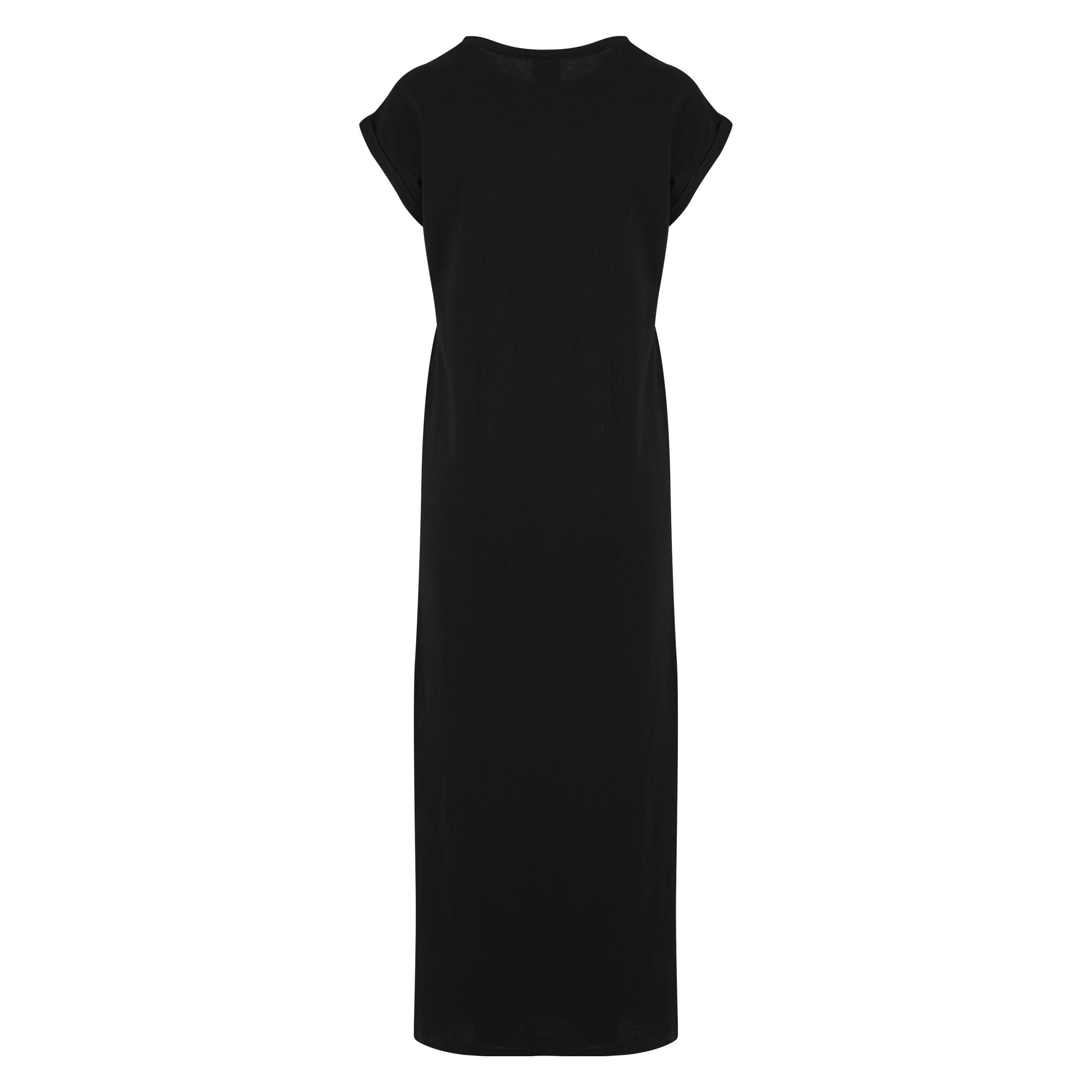 Urban Classics, Damen, Kleider, Ladies Extended Shoulder Dress - 184061, Schwarz, (S)
