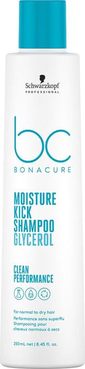 Schwarzkopf BC Moisture Kick - Shampoo (250 ml, Flüssiges Shampoo)