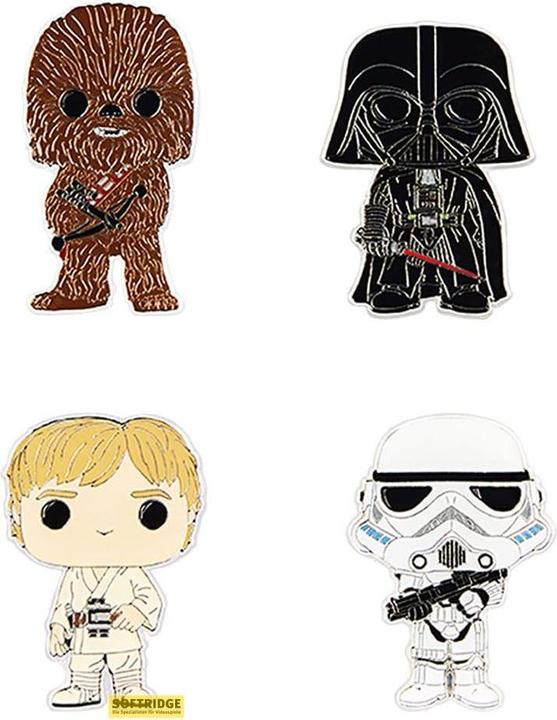 Funko Star Wars POP! Pin Ansteck-Pins 4er-Set 4 cm