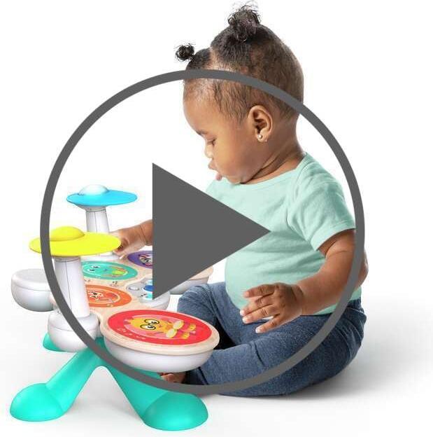 Actual product image Hape Deluxe Magic Touch Drum (German, French, Italian, English)