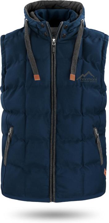 Actual product image Normani Mens Winter Quilted Vest Tropez - 1555 (M)