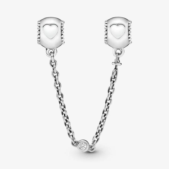 Produktbild Pandora Geprägte Herzen (5 cm, Silber)