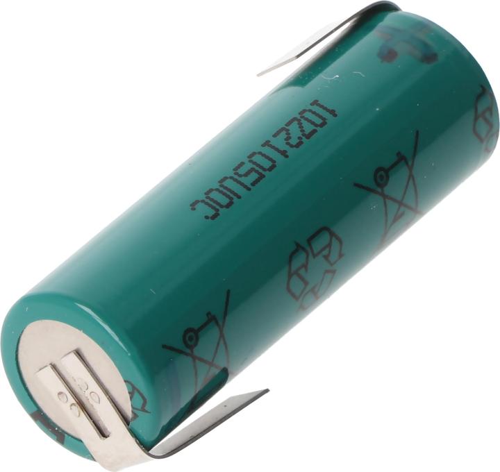 Actual product image FDK Akku 4/5AA Lötfahnen Z-Form, Industrieausführung Flattop (1 pcs., 1100 mAh, Chargers without battery)
