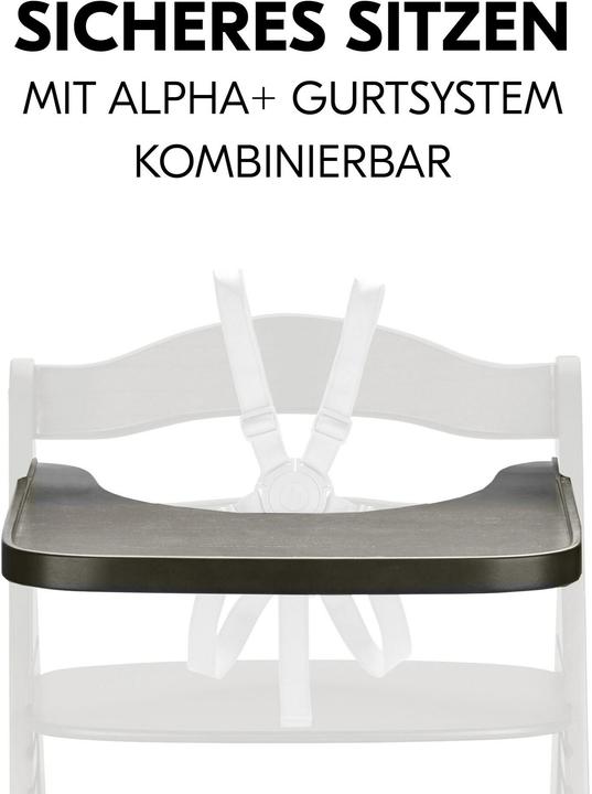 Produktbild Hauck Alpha Wooden Tray Charcoal