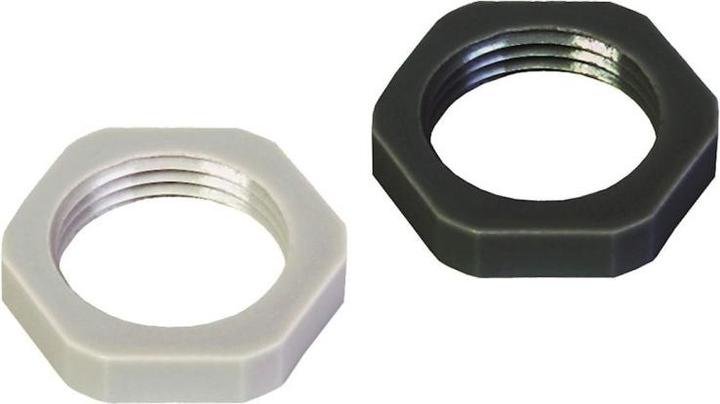 Actual product image Plica GGM K M63 gr hexagon nut GGMM63K PA6/GFK grey 907211963 (M63)